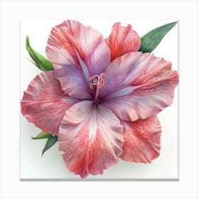 Hibiscus Flower 11 Canvas Print