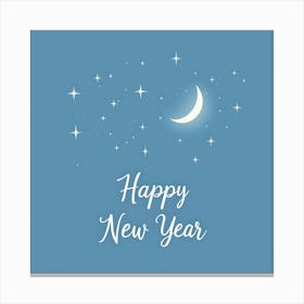 Happy New Year 3 Canvas Print