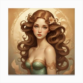 Mermaid 35 Canvas Print