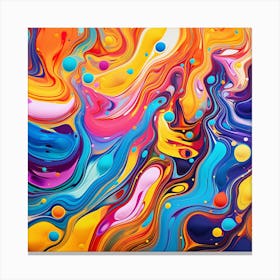 Abstract Abstract Painting 5 Canvas Print