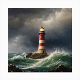 Oil Painting Of 0 Canvas Print