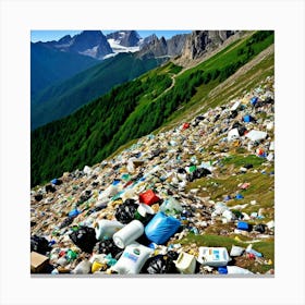 Garbage Mountain 1 Canvas Print