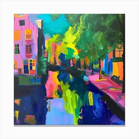 Abstract Park Collection Westerpark Amsterdam Netherlands Canvas Print