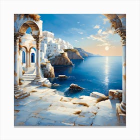 Santorini Canvas Print