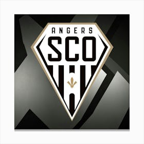 Angers SCO Logo Wall Arts 7 Canvas Print