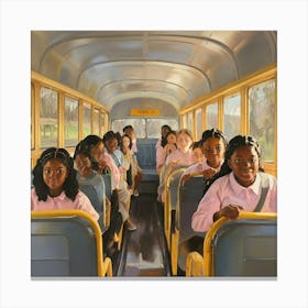 School Bus (3) Canvas Print