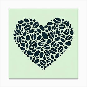 Coffee Heart 1 Canvas Print