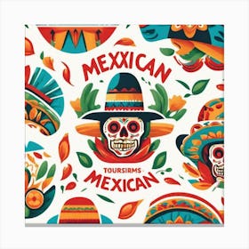 Mexican Tourism 4 Canvas Print