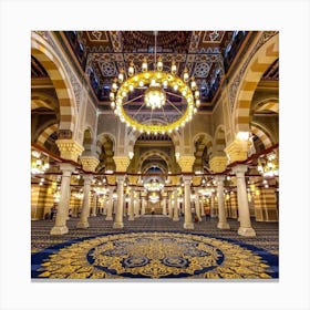 Interior Of A Mosque 5 Canvas Print