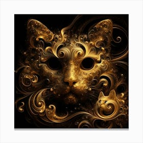 Golden Cat 39 Canvas Print