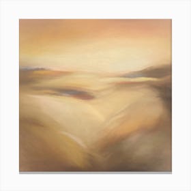 Ocean Of Sand Square Canvas Print