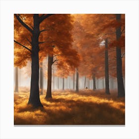 Autumn Forest 5 Canvas Print