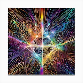 Rainbow Vortex Canvas Print