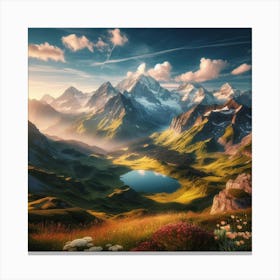 Landscape Painting 14 Canvas Print