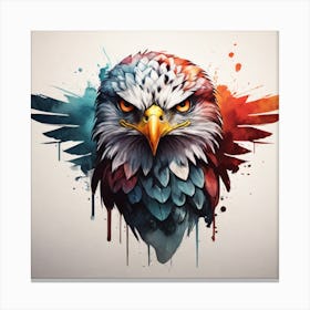 Eagle Painting Canvas Print