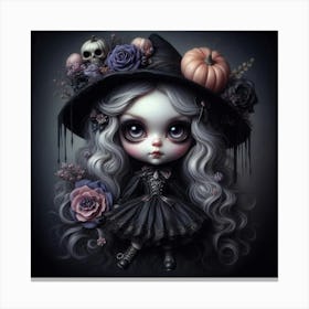 Little Witch Canvas Print