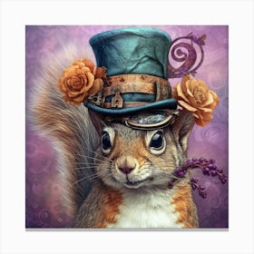 Steampunk Squirrel 2 Toile