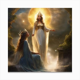 Queen Of The Gods Canvas Print