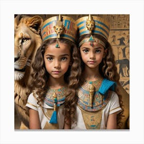 Twin Pharaohs Canvas Print