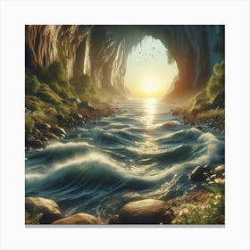 Capture the Magic: Photography Tips for Mountain Streams. Canvas Print