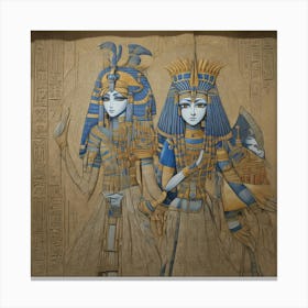 Egyptian Queens Canvas Print