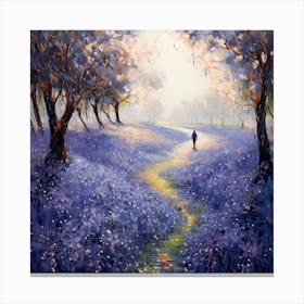 Spring Stitch Symphony Canvas Print