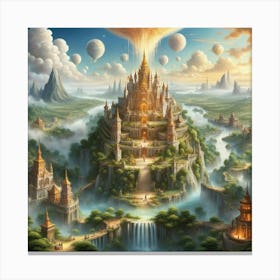 Fantasy World Canvas Print