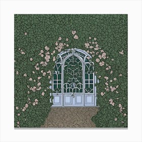 Cinderellas House Nestled In A Tranquil Forest Glade Boasts Walls Adorned With Climbing Roses Th (4) Canvas Print