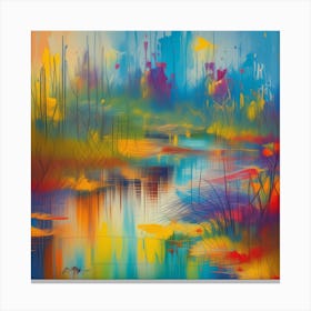 Abstract Landscape Painting#1 Canvas Print