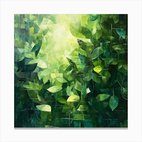 Green Leaves Canvas Print