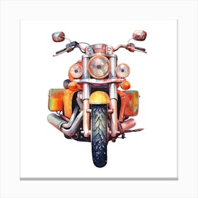 Harley Davidson Motorcycle Canvas Print