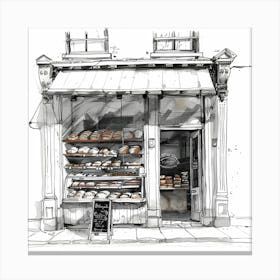 Bakery In London Canvas Print