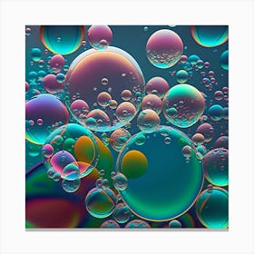 Bubbles Canvas Print