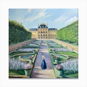 Paris Garden Canvas Print