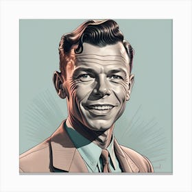 Frank Sinatra Classic Singer Canvas Print