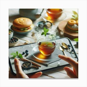 Tea Art 360 Canvas Print