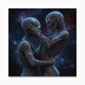 Alien Love 2 Canvas Print