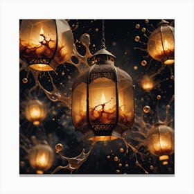 Islamic Lanterns Canvas Print