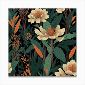 Floral Pattern 5 Canvas Print