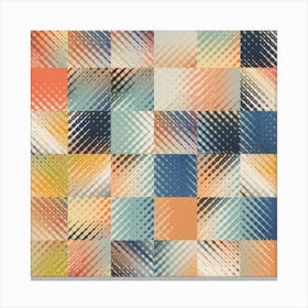 Checkered Calico Canvas Print