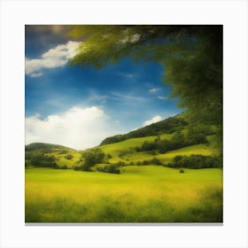 Landscape Hd Wallpaper Canvas Print