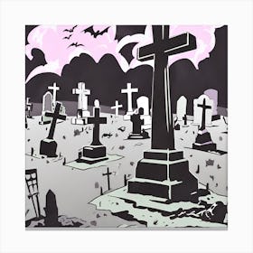 Graveyard 1 Canvas Print