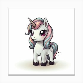 Cute Unicorn 803 Canvas Print