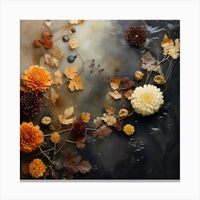 Autumn Flowers 4 Canvas Print