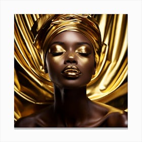 Golden Beauty Canvas Print