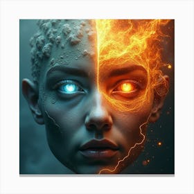 Fire And Ice Canvas Print