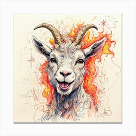 Goat! 16 Canvas Print