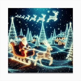 Christmas Sleigh 1 Canvas Print