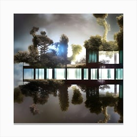 House In The Forest 4 Canvas Print