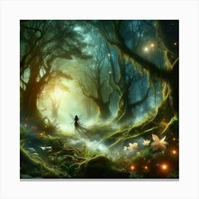 Fairy Forest 4 Canvas Print